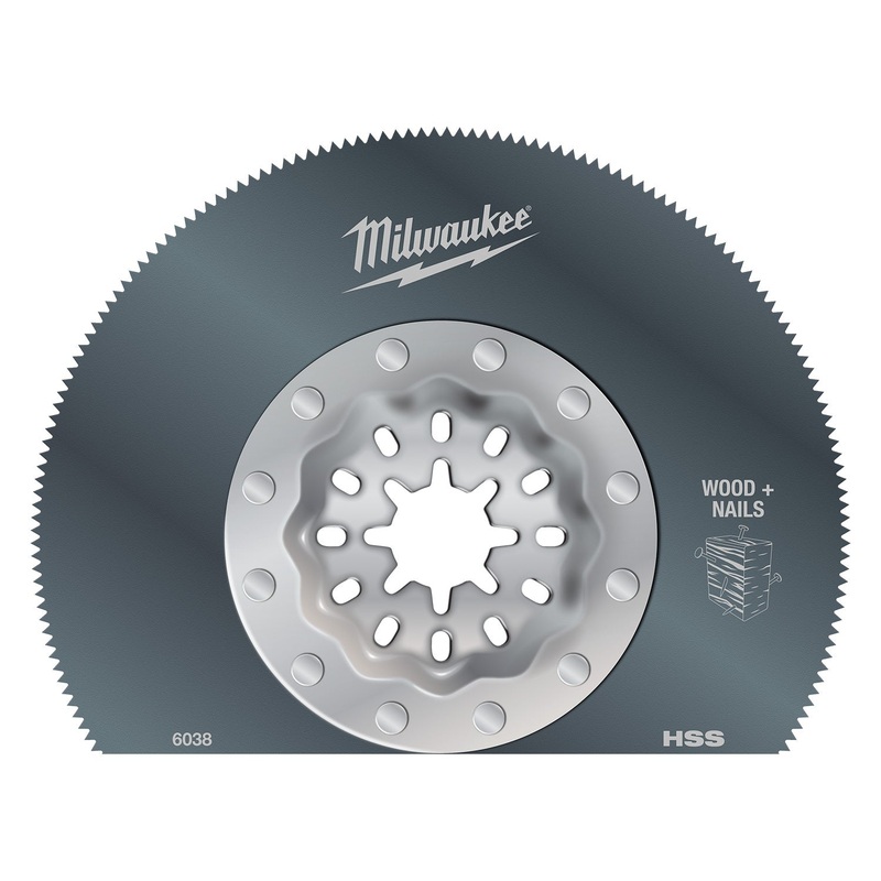 Milwaukee Starlock 89mm High Carbon Steel Metal Segmented Blade 48906038