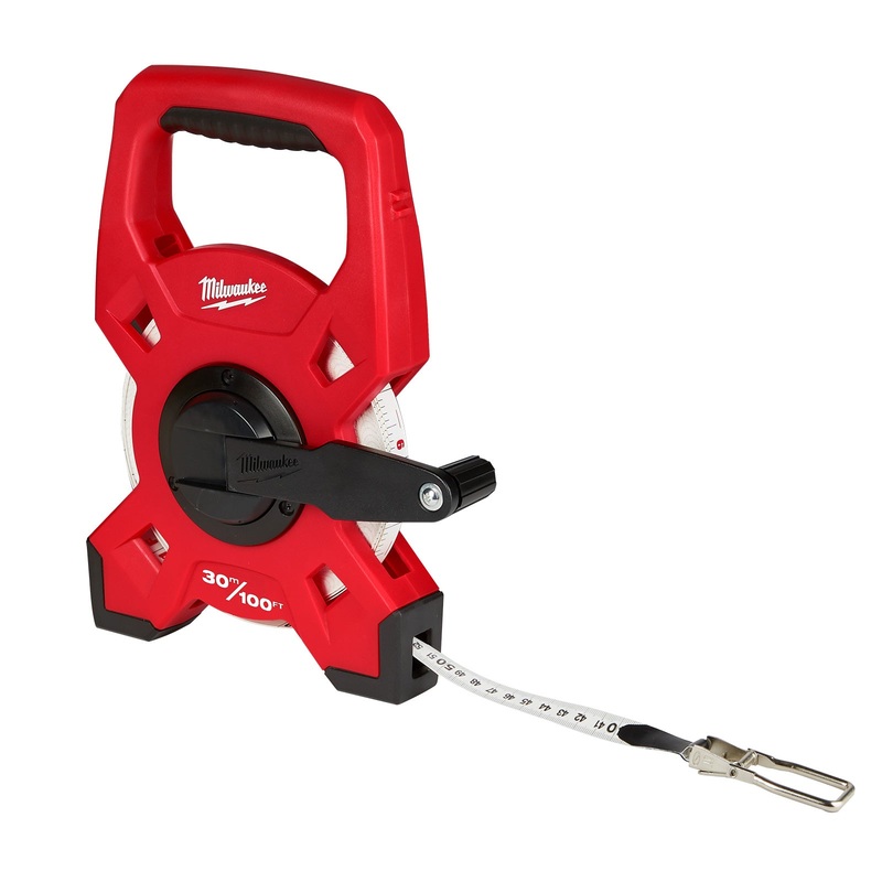 Milwaukee 30m Fiberglass Open Reel Long Tape 48225330