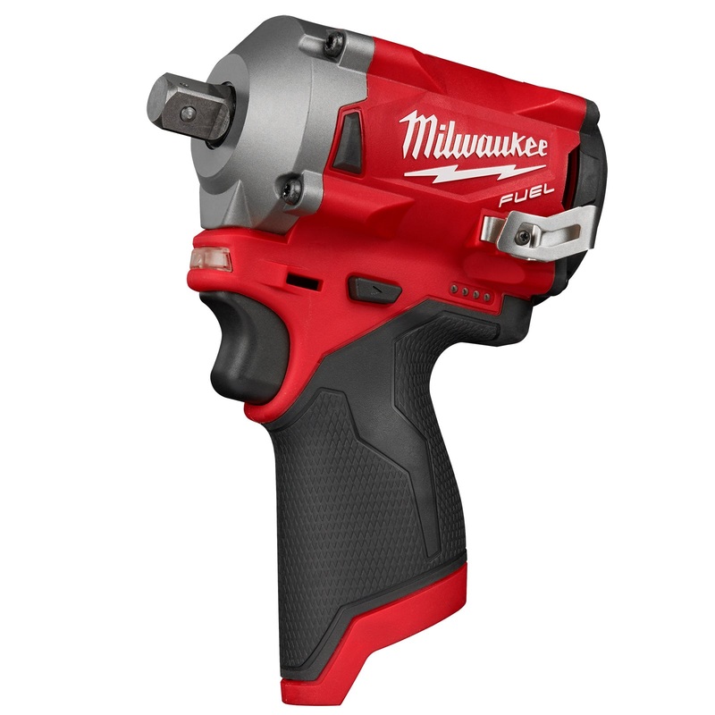 Milwaukee 12V Fuel 1/2 Brushless Stubby Impact Wrench w/Pin Detent (tool only) M12FIWP12-0