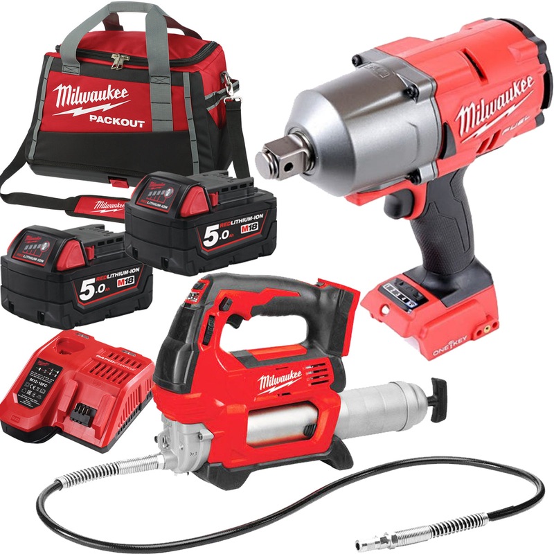 Milwaukee 18V 2 Piece Power Pack 2F2 M18FPP2F2-502P