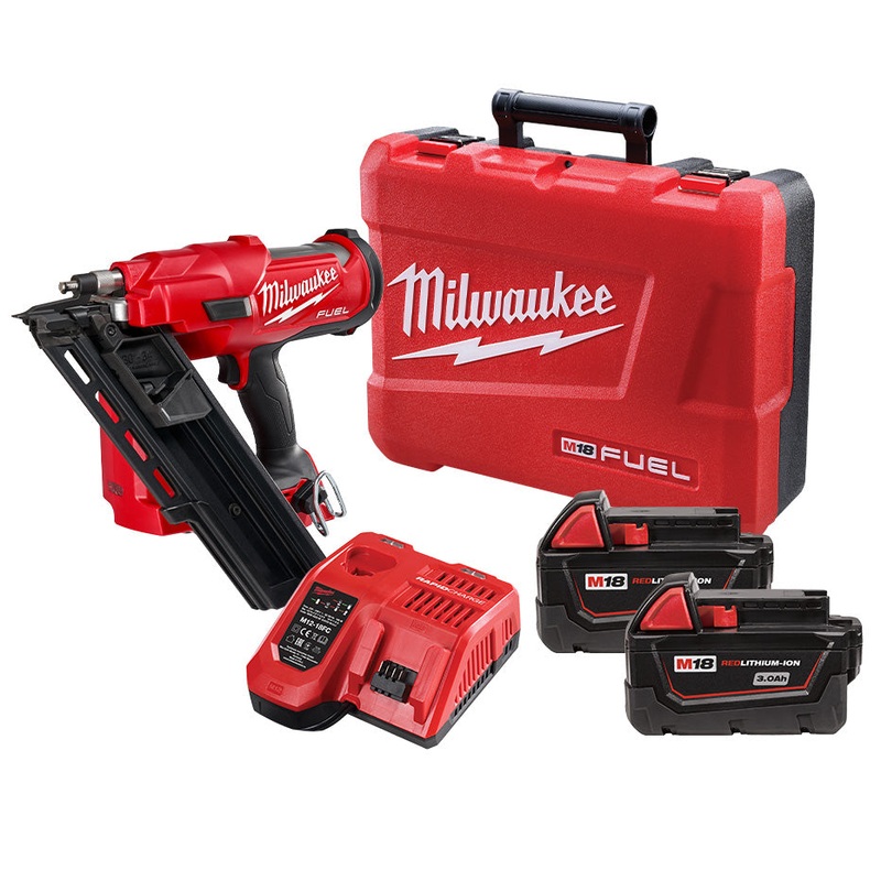 Milwaukee 18V FUEL 30- 34 Brushless Framing Nailer 3.0ah Set M18FFN-302C
