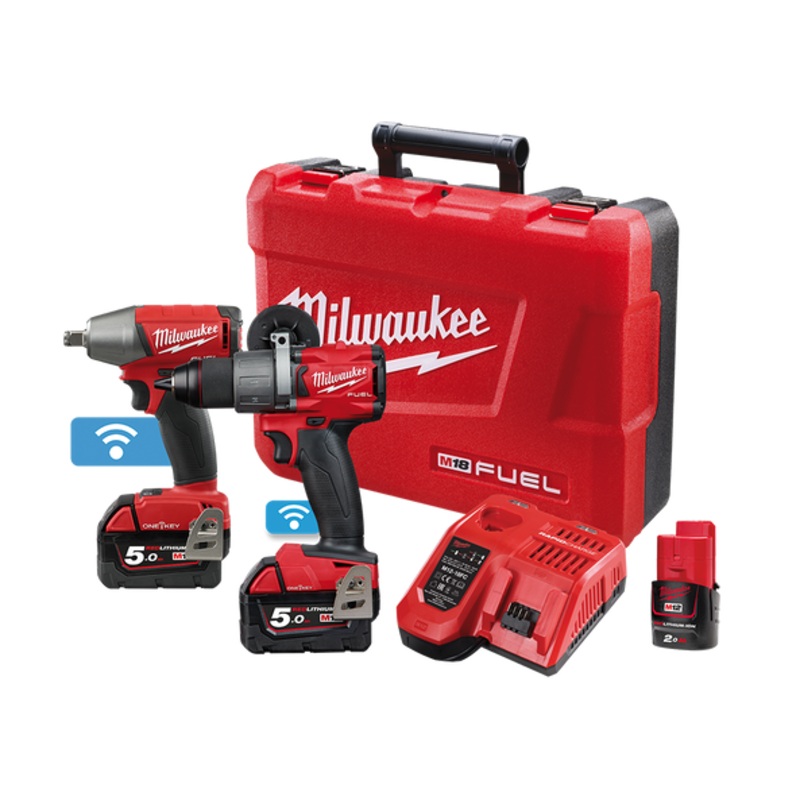 Milwaukee 18V Fuel Brushless GEN III ONE-KEY 2 Piece Combo M18ONEPP2B2-502C