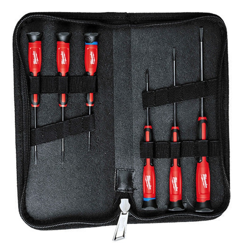 Milwaukee 6 Piece Precision Screwdriver Set 48222606