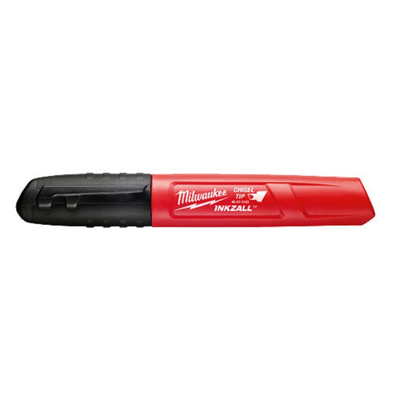 Milwaukee Inkzall Chisel Tip Black Marker 48223103