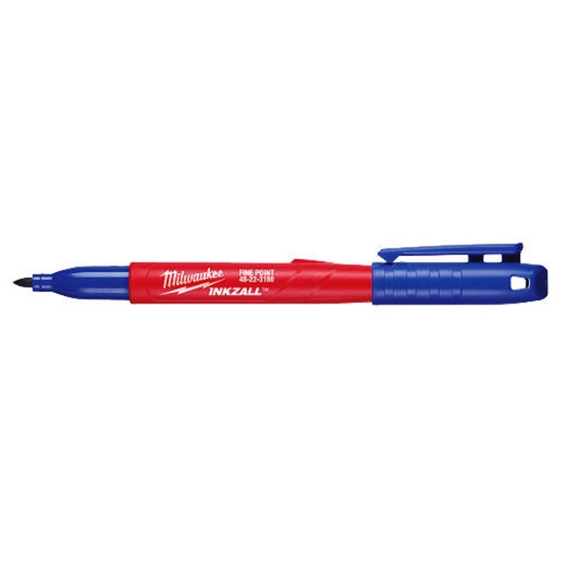 Milwaukee Inkzall Fine Point Blue Marker 48223180