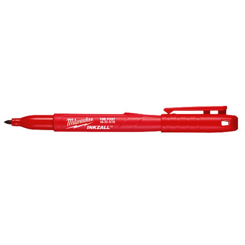 Milwaukee Inkzall Fine Point Red Marker 48223170