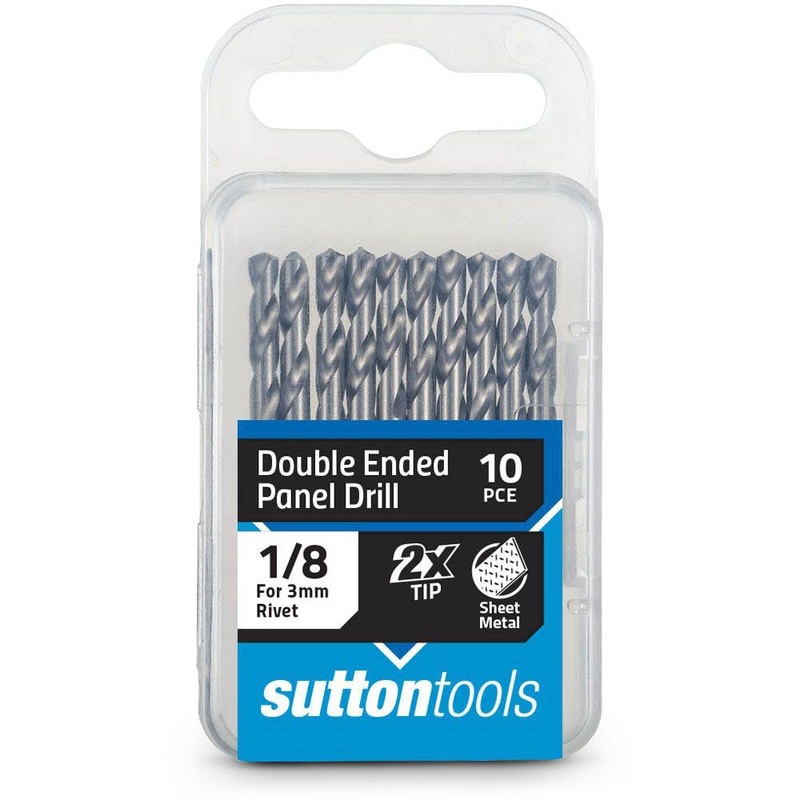SUTTON 1/8INCH X 54MM HSS DOUBLE-ENDED PANEL DRILL BIT – 10 PIECE D1340318