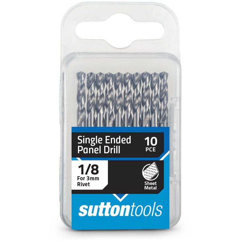 SUTTON 1/8INCH X 54MM HSS PANEL DRILL BIT – SHORTIE – 10 PIECE D1320318