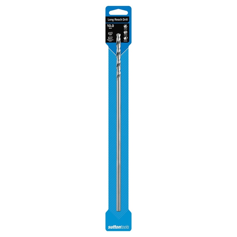 SUTTON 10.00 X 300MM METAL DRILL BIT EXTRA LONG HSS D2171000