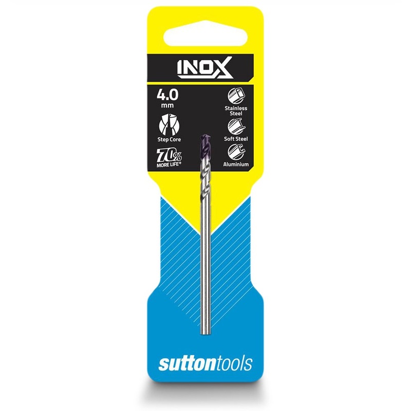 SUTTON 4.0 X 75MM HSS-TIAIN JOBBER DRILL BIT FOR STAINLESS – INOX