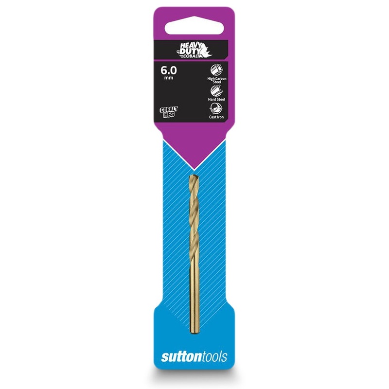 SUTTON 6.0 X 93MM HSS-COBALT JOBBER DRILL BIT – HD-COBALT