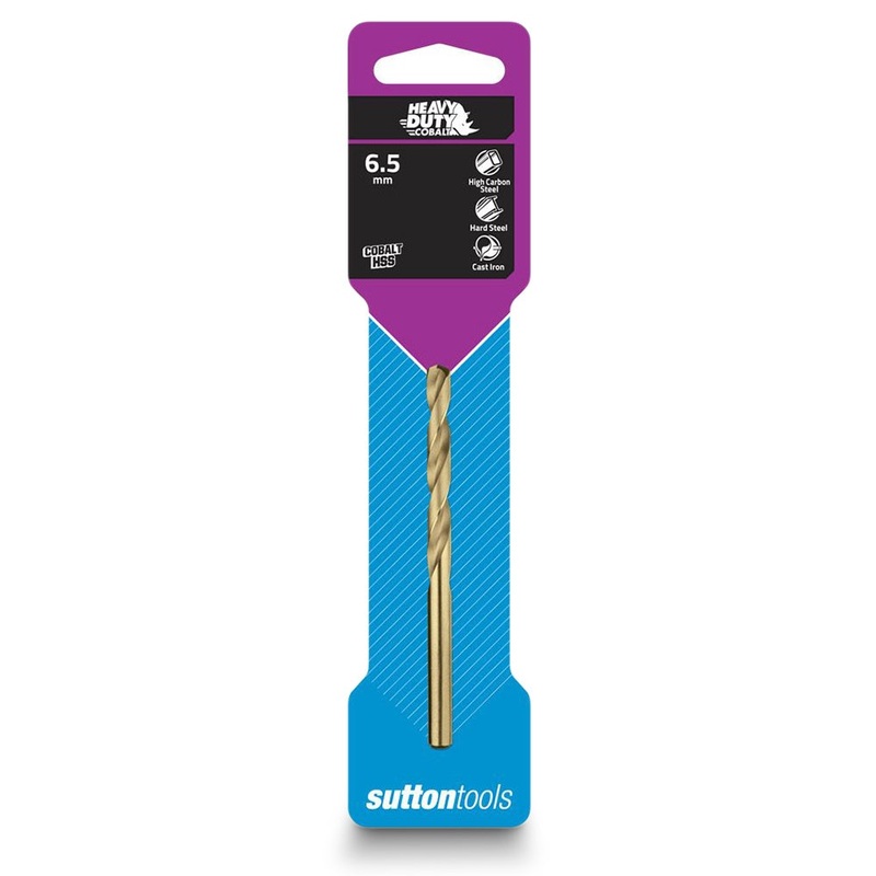SUTTON 6.5 X 101MM HSS-COBALT JOBBER DRILL BIT – HD-COBALT