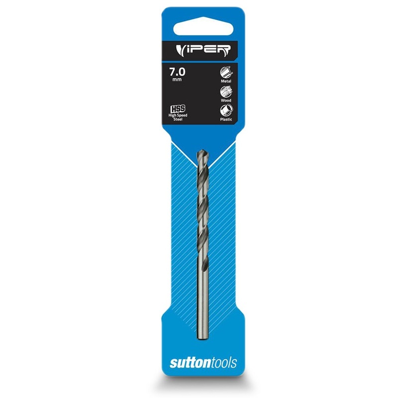 SUTTON 7.0 X 109MM HSS-BRIGHT JOBBER DRILL BIT – VIPER D1050700