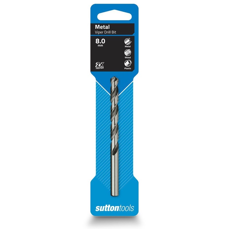 SUTTON 8.0 X 117MM HSS-BRIGHT JOBBER DRILL BIT – VIPER D1050800