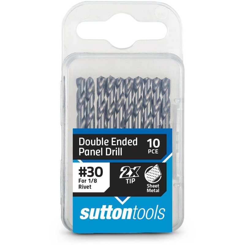 SUTTON NO.30 X 54MM HSS DOUBLE-ENDED PANEL DRILL BIT – 10 PIECE D1340326