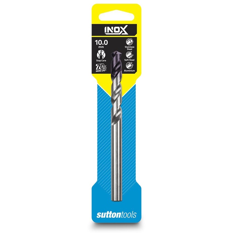 SUTTON 10.0 X 133MM HSS-TIAIN JOBBER DRILL BIT FOR STAINLESS – INOX