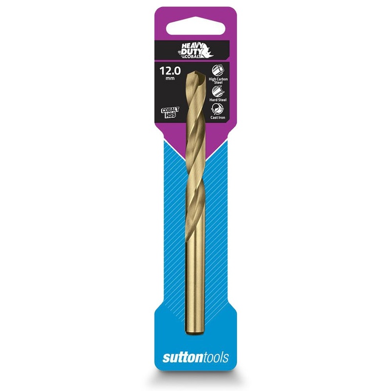 SUTTON 12.0 X 151MM HSS-COBALT JOBBER DRILL BIT – HD-COBALT