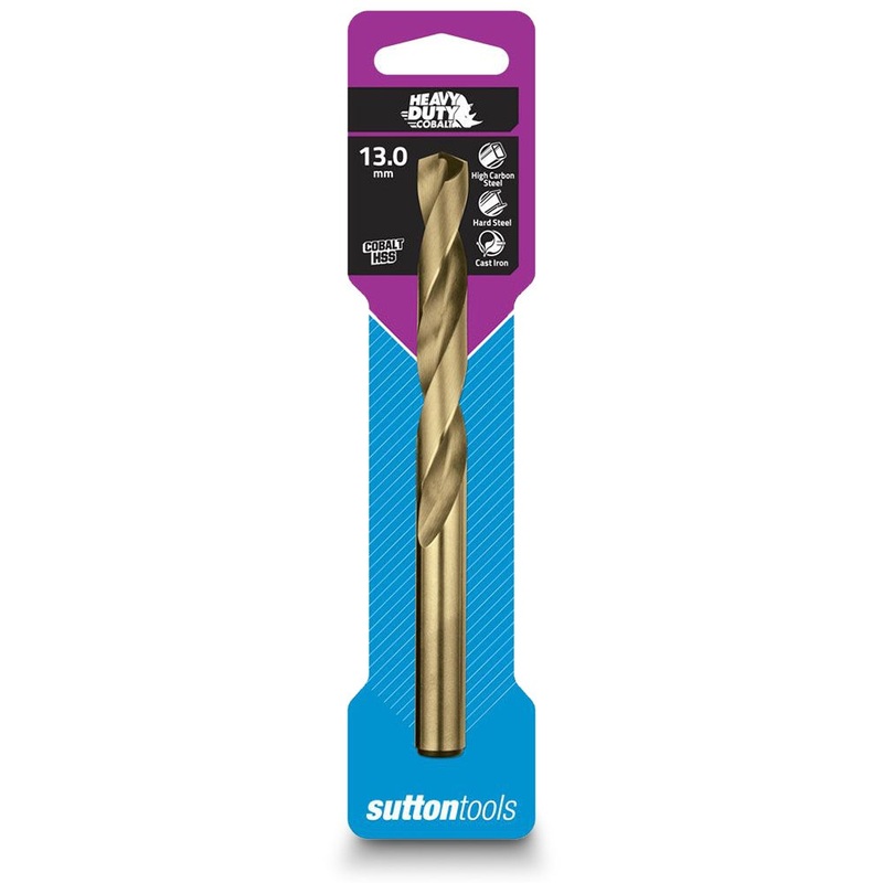 SUTTON 13.0 X 151MM HSS-COBALT JOBBER DRILL BIT – HD-COBALT