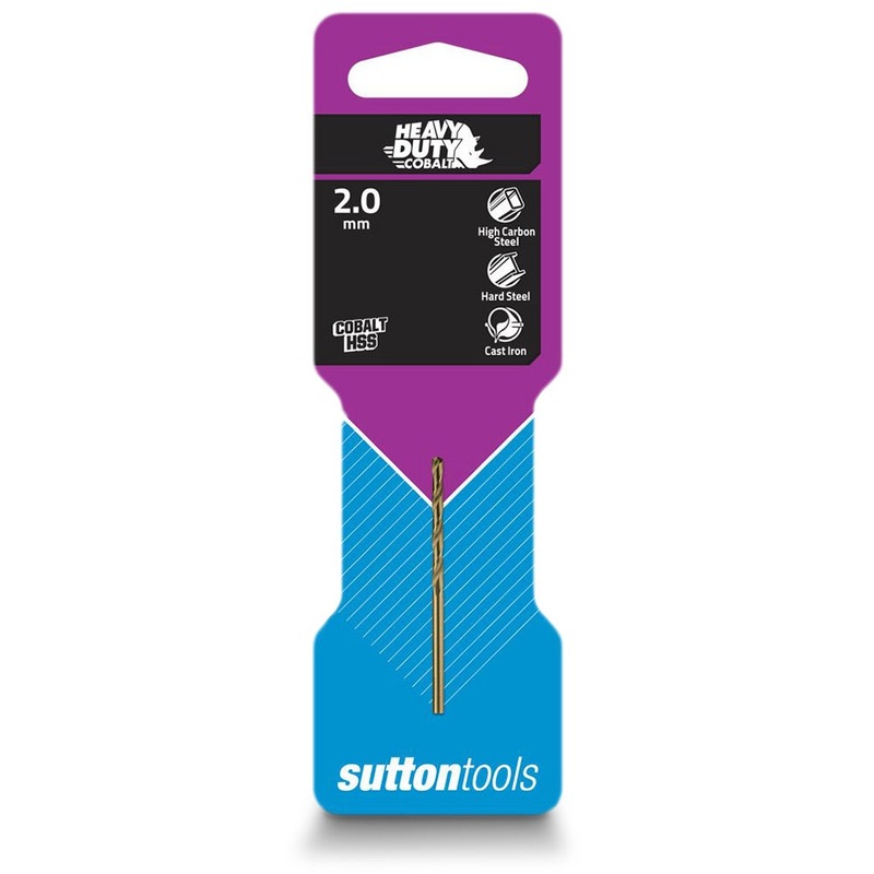 SUTTON 2.0 X 49MM HSS-COBALT JOBBER DRILL BIT – HD-COBALT