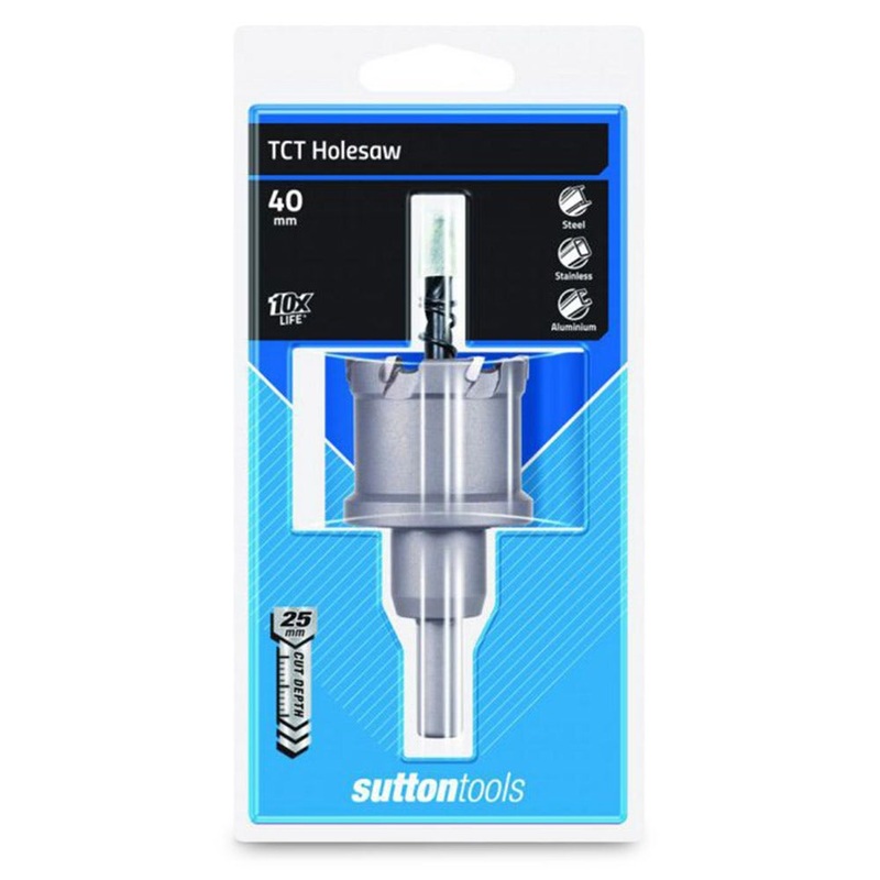 SUTTON 40 X 25MM TCT HOLESAW FOR METAL