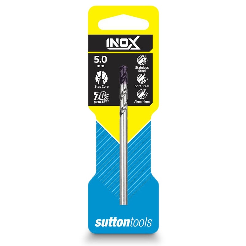 SUTTON 5.0 X 86MM HSS-TIAIN JOBBER DRILL BIT FOR STAINLESS – INOX