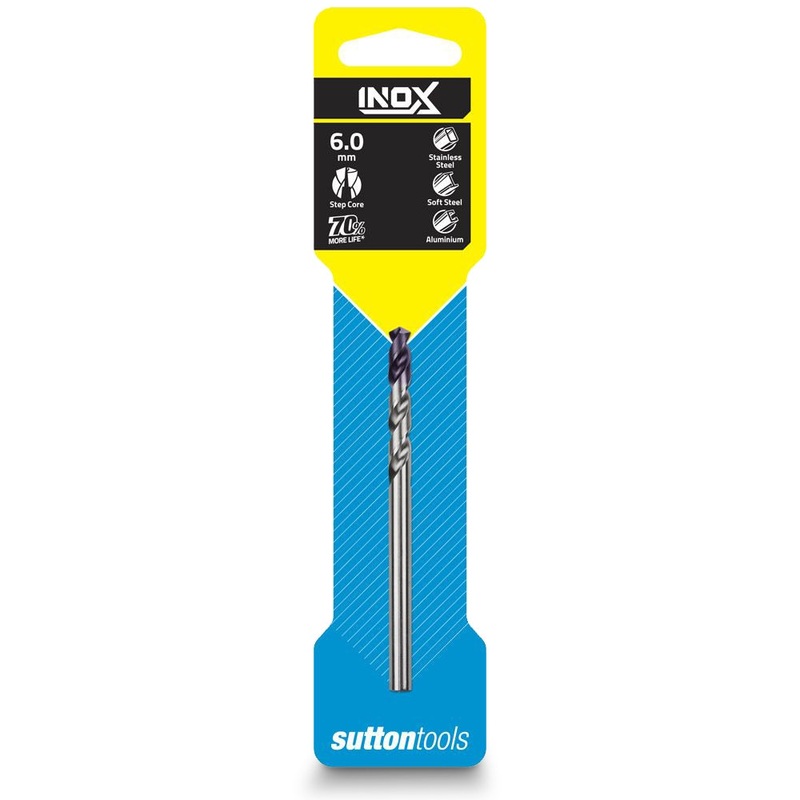 SUTTON 6.0 X 93MM HSS-TIAIN JOBBER DRILL BIT FOR STAINLESS – INOX