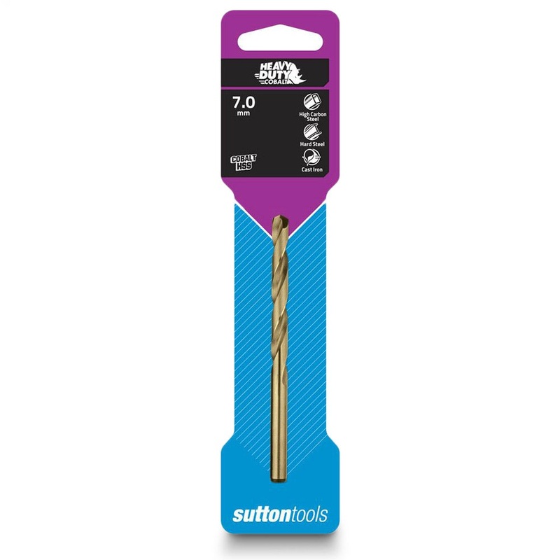 SUTTON 7.0 X 109MM HSS-COBALT JOBBER DRILL BIT – HD-COBALT