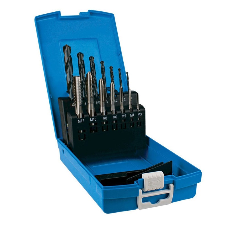 SUTTON M3-M12 TAP AND DRILL SET – 14 PIECE T3850014