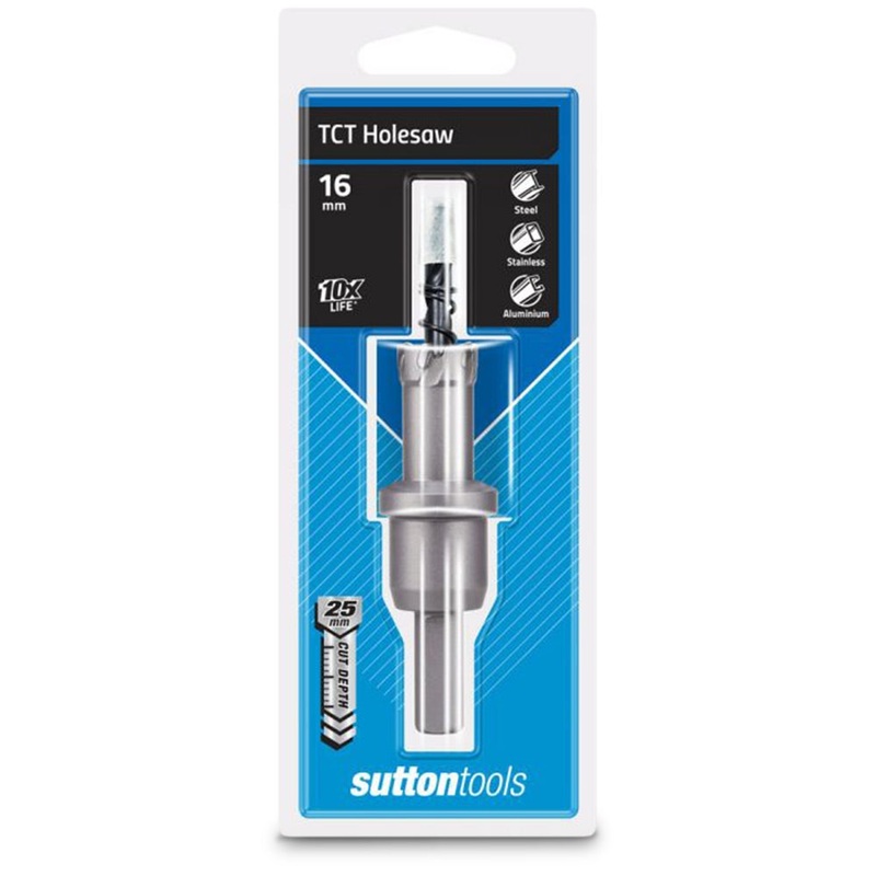 SUTTON 16 X 25MM TCT HOLESAW FOR METAL
