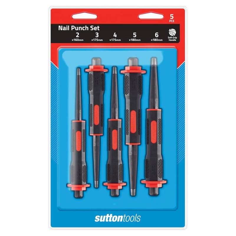 SUTTON 2-6MM NAIL PUNCH SET – 5 PIECE M7090005
