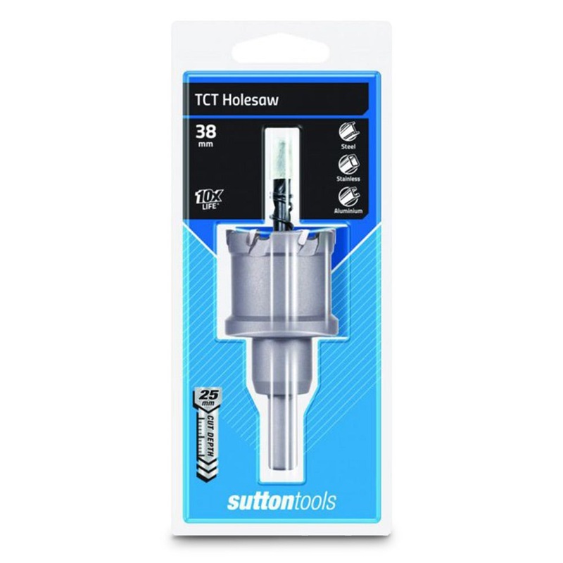 SUTTON 38 X 25MM TCT HOLESAW FOR METAL