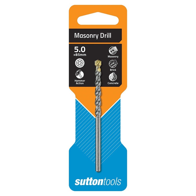 SUTTON 5.0X85MM TCT MASONRY DRILL BIT D6000500