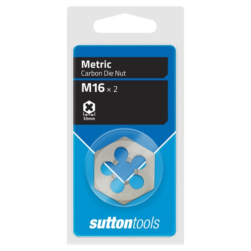 SUTTON M16 X 2.0 HEXAGON DIE NUT M4401600
