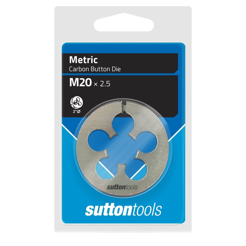 SUTTON M20 X 2.5 2INCH OD BUTTON DIE M4022000