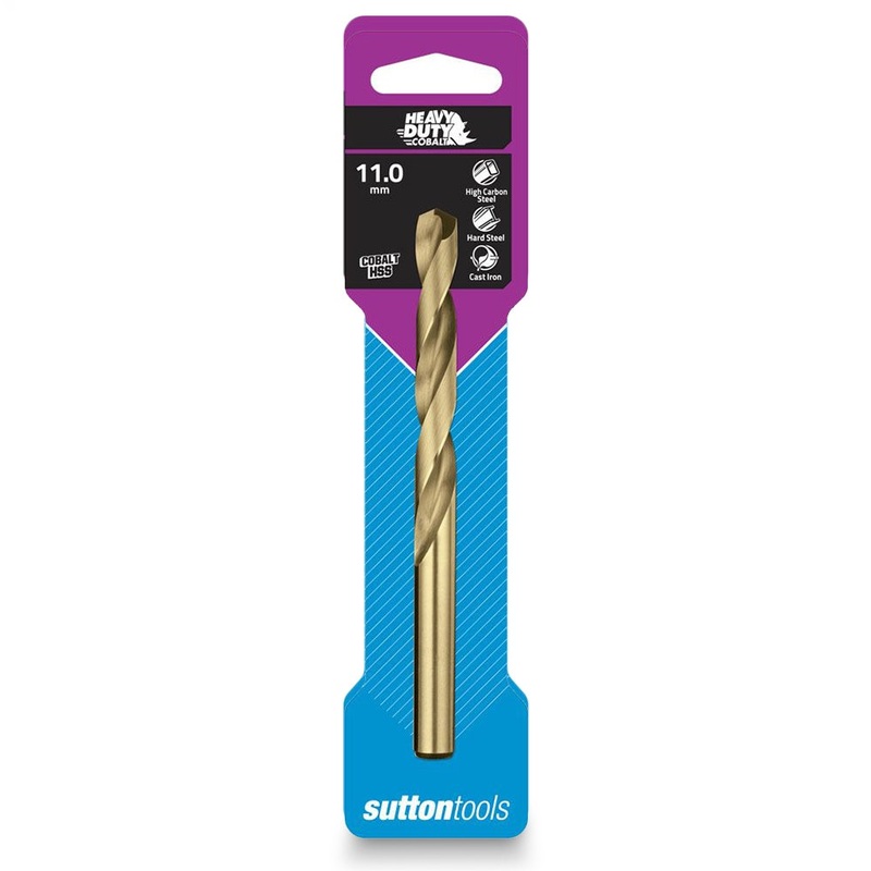 SUTTON 11.0 X 142MM HSS-COBALT JOBBER DRILL BIT – HD-COBALT