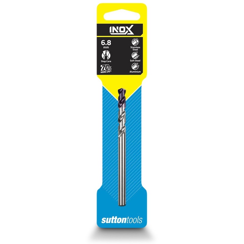 SUTTON 6.8 X 109MM HSS-TIAIN JOBBER DRILL BIT FOR STAINLESS – INOX