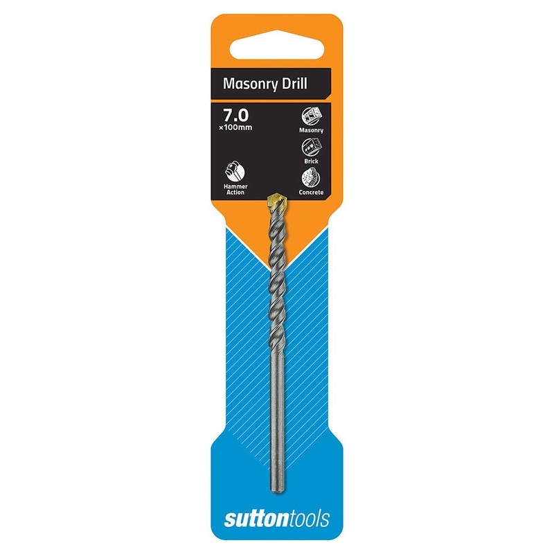 SUTTON 7.0X100MM TCT MASONRY DRILL BIT D6000700