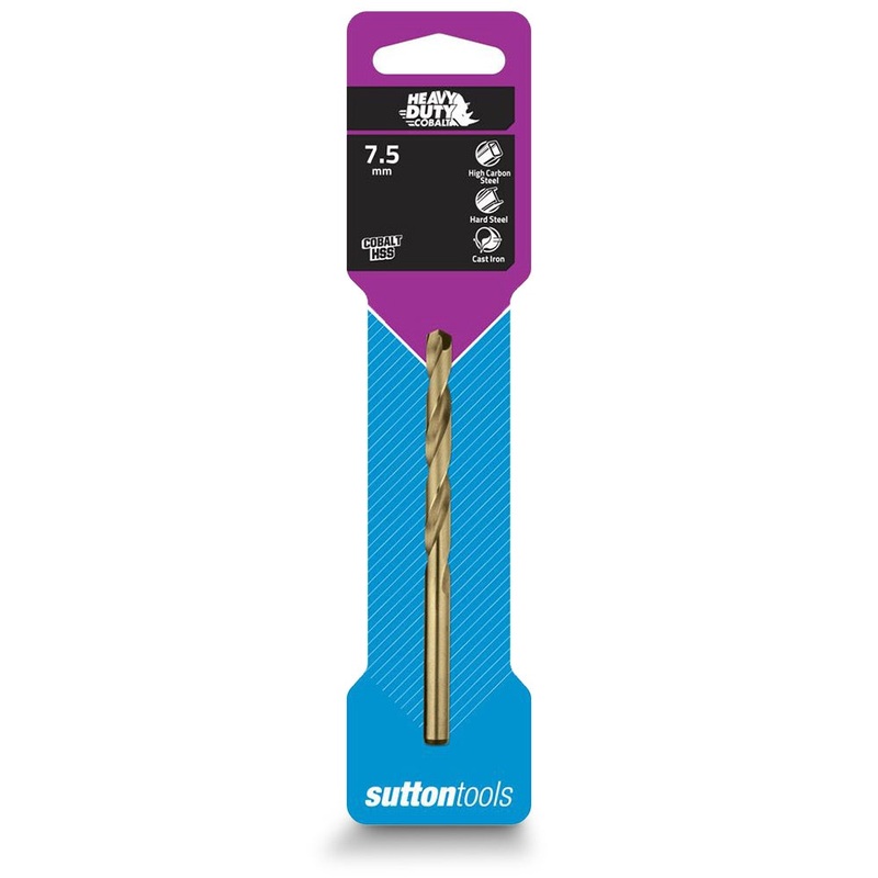 SUTTON 7.5 X 109MM HSS-COBALT JOBBER DRILL BIT – HD-COBALT