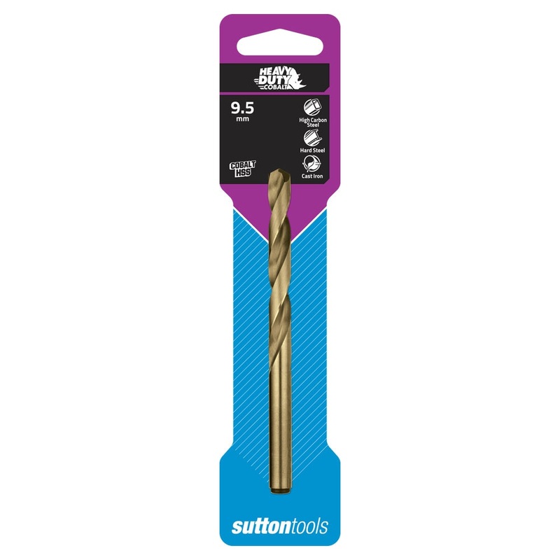 SUTTON 9.5 X 125MM HSS-COBALT JOBBER DRILL BIT – HD-COBALT