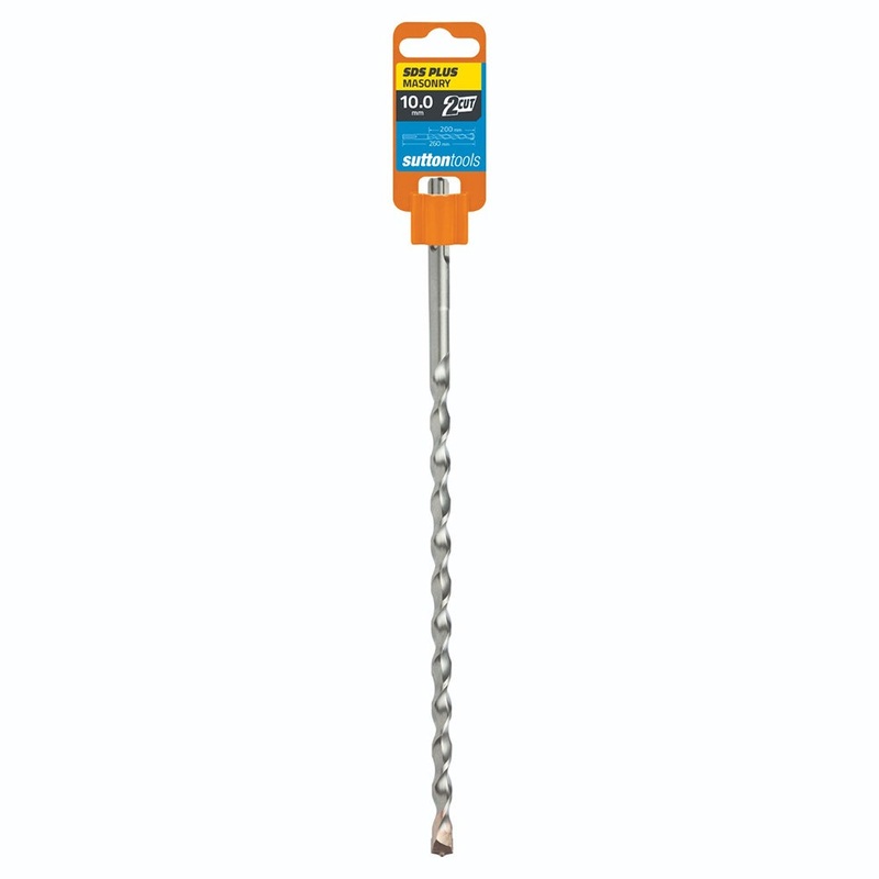 SUTTON 10.0X260MM 2-CUT SDS PLUS TCT MASONRY DRILL BIT D6151000