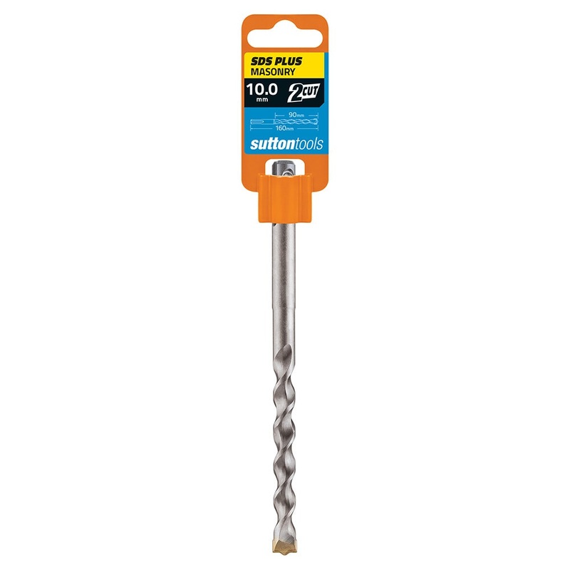SUTTON 10X160MM 2-CUT SDS PLUS TCT MASONRY DRILL BIT D6131000