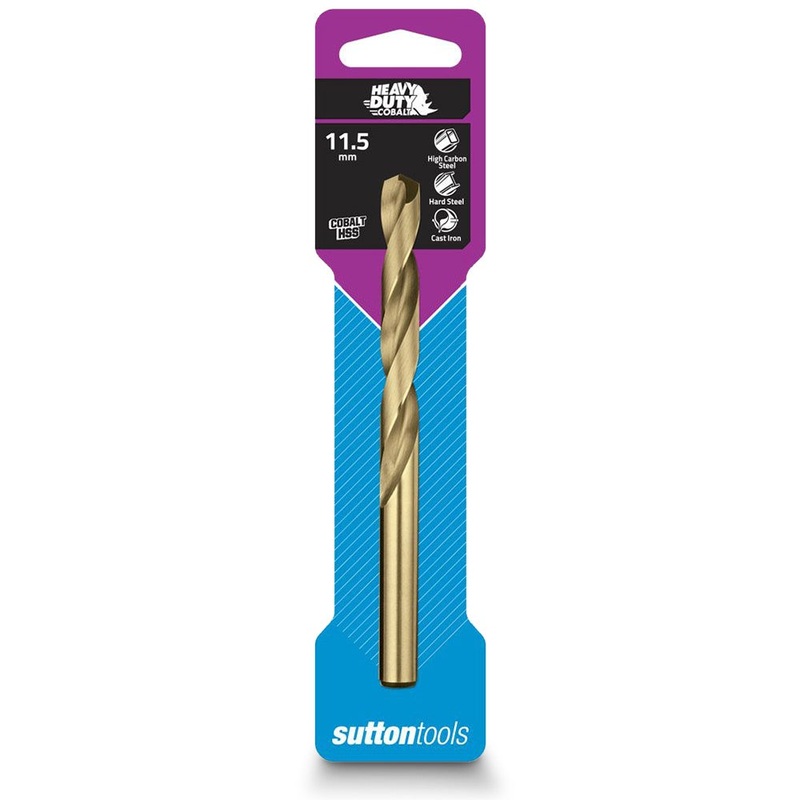 SUTTON 11.5 X 142MM HSS-COBALT JOBBER DRILL BIT – HD-COBALT
