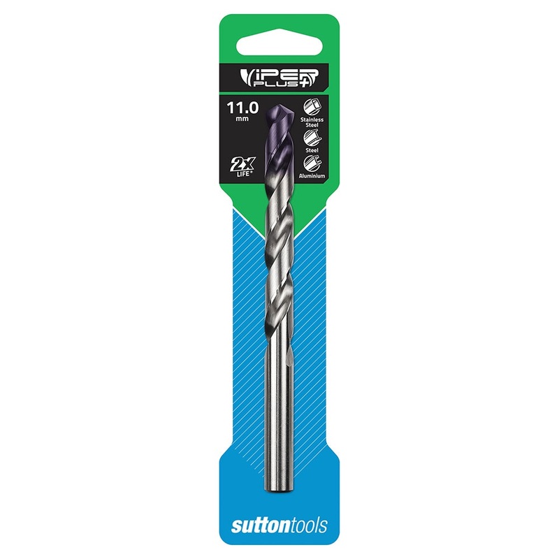 SUTTON 11 X 142MM VIPER+ HSS JOBBER DRILL BIT METAL D1841100