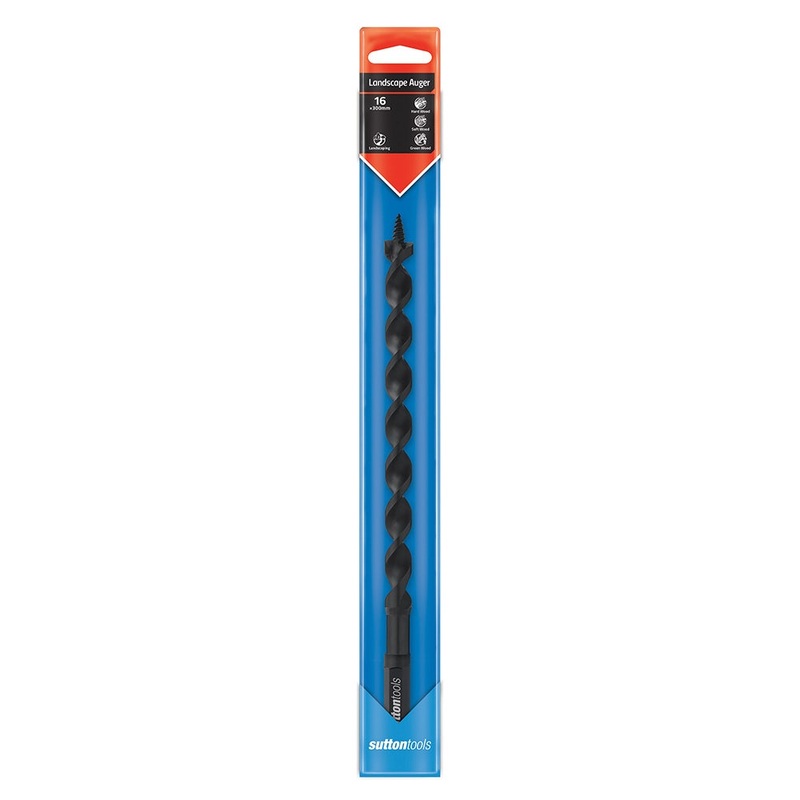 SUTTON 16x300mm 7/16-HX  Scotch-Pat Wood Auger Drill Bit D5181600