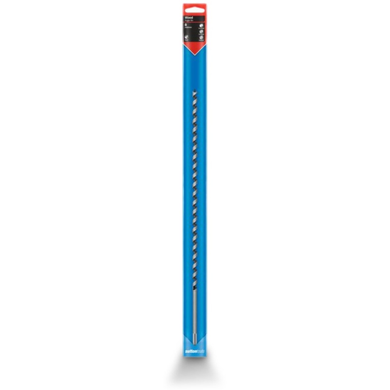 SUTTON 8 X 460MM 1/4-HEX SHANK AUGER BIT