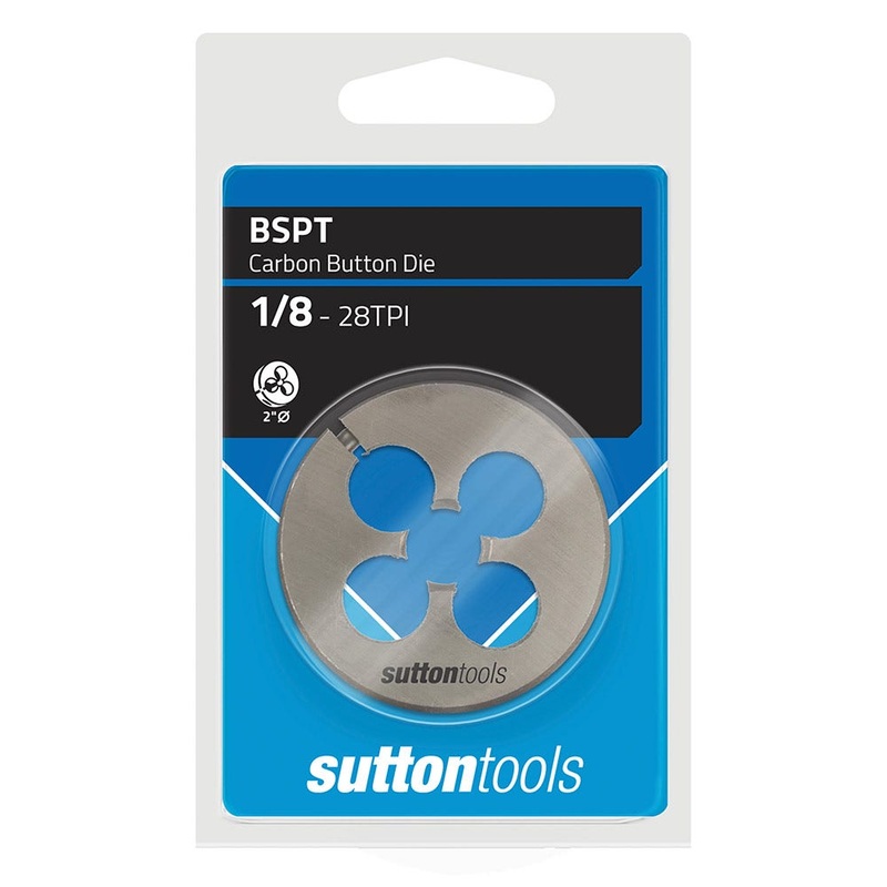 SUTTON BSPT 1/8 X 28 2INCH OD CARBON BUTTON DIE M4380973