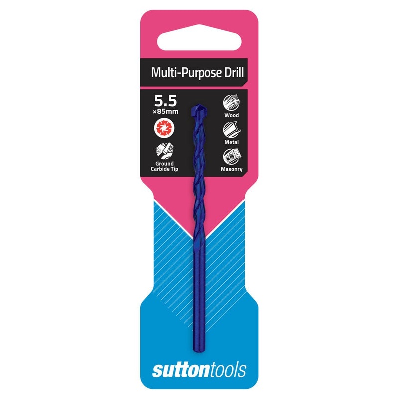 SUTTON 5.5X85MM TCT MULTI-PURPOSE DRILL BIT D6100550
