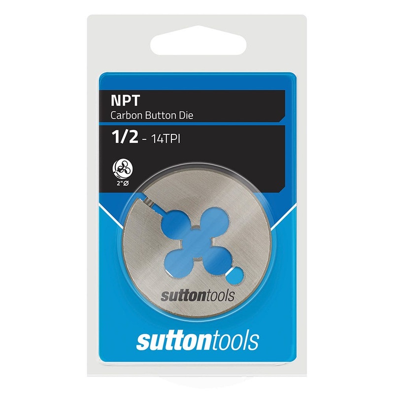 SUTTON NPT 1/2 X 14 2INCH OD CARBON BUTTON DIE M4292134