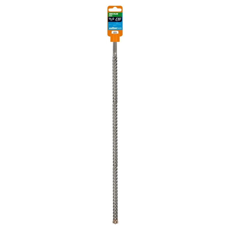 SUTTON 14X460MM 4-CUT REO SDS PLUS TCT MASONRY DRILL BIT D6371400