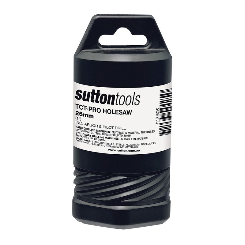 SUTTON 28MM TCT METAL HOLESAW W/ ARBOR – DEEP CUT H1130280